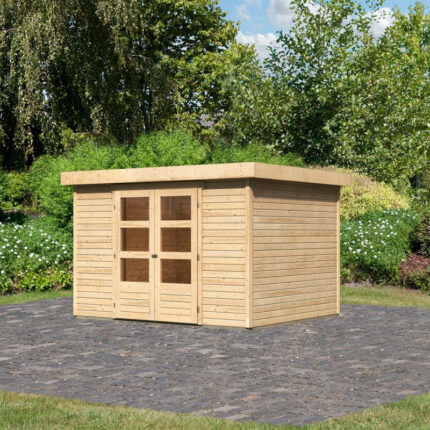 Abri de jardin en bois massif 7,43m² Askola 5 – Karibu