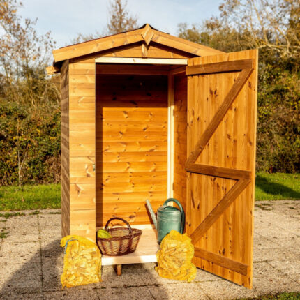 Abri Therma 1,96m² en bois thermo traité avec plancher - HABRITA