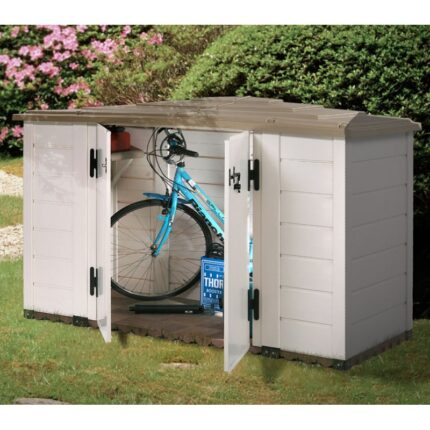 Coffre de jardin en résine avec plancher 1800L BOX EVO 200 – Garofalo