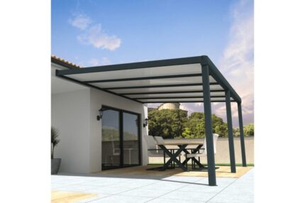 Pergola isotoit® CLASSIC Gris anthracite 6,19x3,00m