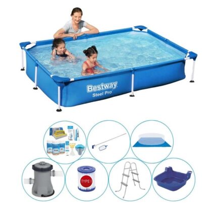 Bestway Steel Pro 221x150x43 cm - Piscine Super Deal