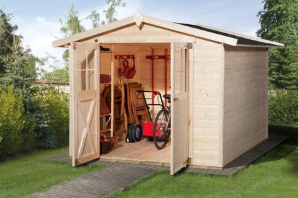 Abri de Jardin Bois AUVARA 2,54 x 2,95 m