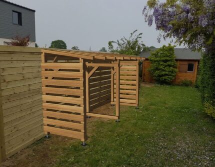 Abri Vélo 4m Jardinatoire Non couvert Cl3 Marron