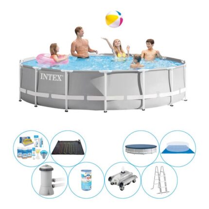 Piscine plus des accessoires - Intex Prism Frame Ronde 427x107 cm