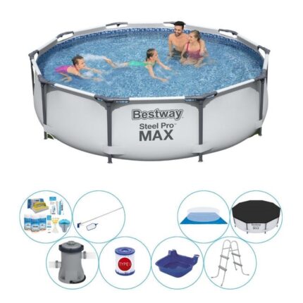 Bestway Steel Pro MAX Ronde 305x76 cm - Piscine Super Deal