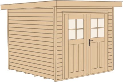 Petit Abri de Jardin CABASSO 2,05 x 2,09 m