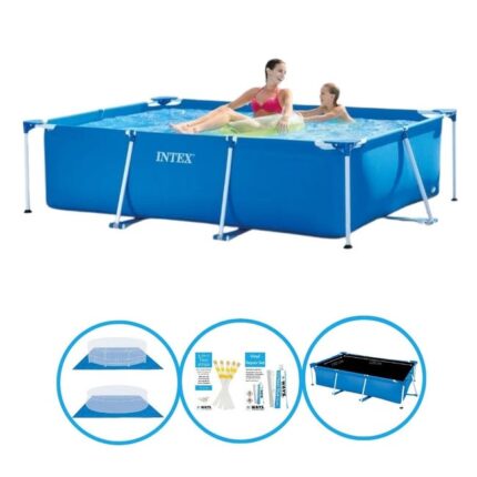 Intex Piscine Rectangular Frame 220x150x60 cm - Avec des accessoires