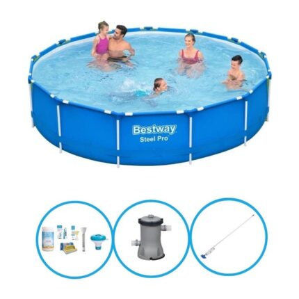 Bestway Piscine Steel Pro - Ensemble de piscine - 396x84 cm