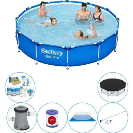 Bestway Steel Pro Ronde 366x76 cm - Piscine plus des accessoires
