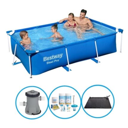 Bestway Piscine Steel Pro 259x170x61 cm - Plus des accessoires