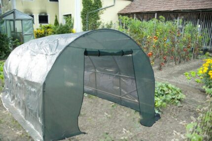 Serre-tunnel HABRITA Sra 3060 pe l.40 x P.600 x H.225 cm