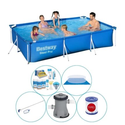 Bestway Steel Pro 300x201x66 cm - Piscine plus des accessoires