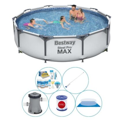 Bestway Steel Pro MAX 305x76 cm - Offre combinée de piscine