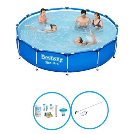 Bestway Piscine Steel Pro - Ensemble de piscine - 366x76 cm