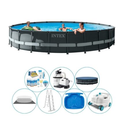Paquet de piscine tout en 1 - Intex Ultra XTR Frame Ronde 610x122 cm