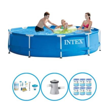 Intex Piscine Metal Frame 305x76 cm - Ensemble de piscines