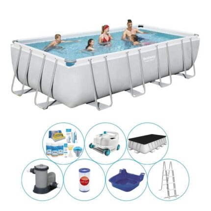 Piscine Super Deal - Bestway Power Steel Rectangulaire 549x274x122 cm