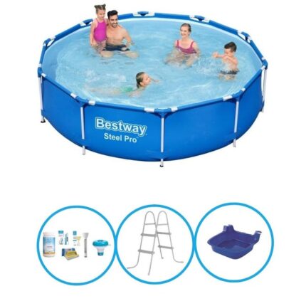 Bestway Piscine Steel Pro 305x76 cm - Avec accessoires