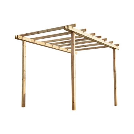 Pergola de jardin en bois de pin massif 300x400 cm