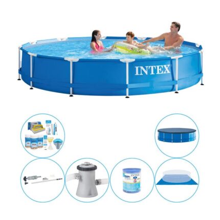 Intex Metal Frame Piscine - Deal Deluxe - 305 x 76 cm