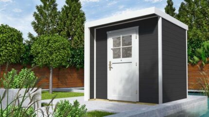 Abri de jardin Bois - WEKA 262 Anthracite| 21mm | 3,50 m²