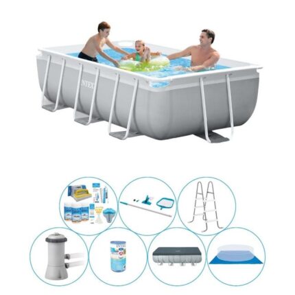 Offre combinée de piscine - Intex Prism Frame 300x175x80 cm