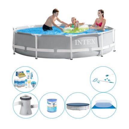 Intex Prism Frame Piscine - 305 x 76 cm - Paquet total