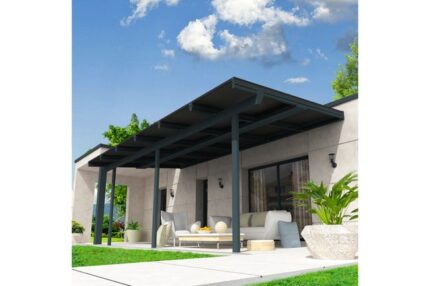 Pergola solaire POWER Gris anthracite 5,730x3,494m 4000W