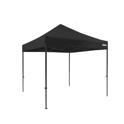 FRANCE BARNUMS | Chapiteau Tonnelle Tente pliante en Acier 30mm | 3x3m Sans murs - Noir