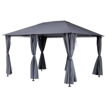 Tonnelle rectangulaire Santorini Ardoise - Hespéride