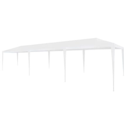 Tonnelle de jardin | Tente de réception 3x9 m PE Blanc CFW63729