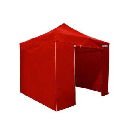 FRANCE BARNUMS | Chapiteau Tonnelle Tente pliante en Acier 30mm | 3x3m Pack murs - Rouge