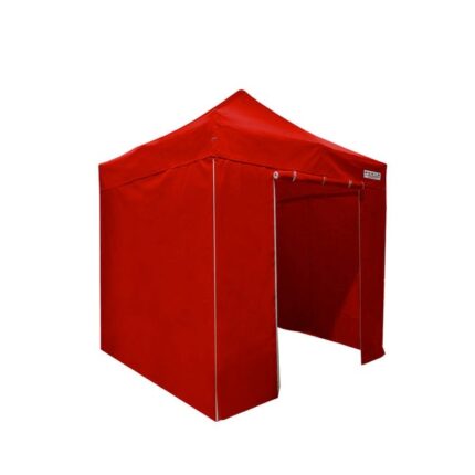 FRANCE BARNUMS | Chapiteau Tonnelle Tente pliante en Acier 30mm | 2x2m Pack murs - Rouge