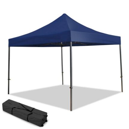Tonnelle pliante 3 x 3 professionnelle, tente/chapiteau pour marchés, foires... Bleu