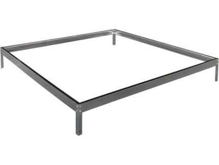 Embase pour serre polycarbonate"Hortensia" - 3,65 m² - 192 x 190 x 8 cm