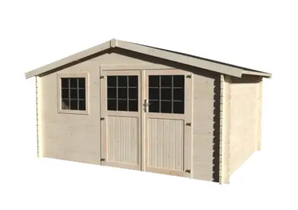 Abri de jardin bois DECOR ET JARDIN Valerian Ep.34 mm, 12.54 m²