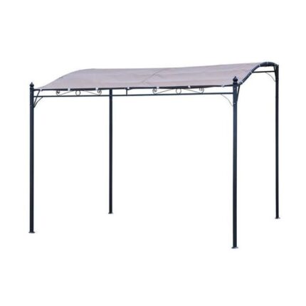 Pergola murale 3 × 2,5m NICE taupe