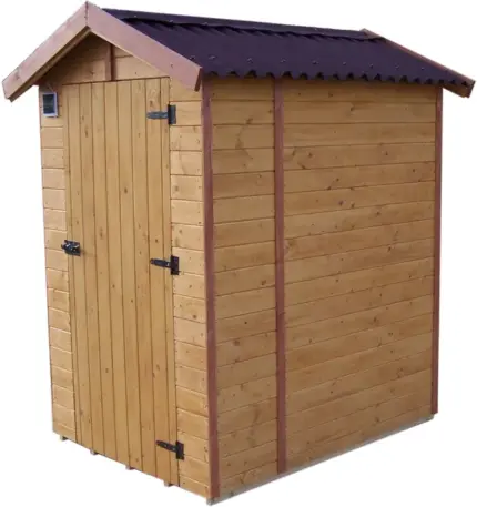 Abri de jardin bois HABRITA Ed 1414 wc Ep.16 mm, 1.44 m²