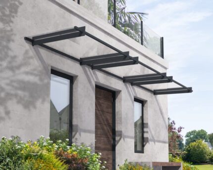 Canopia Marquise de porte Nancy Gris 452 X 94