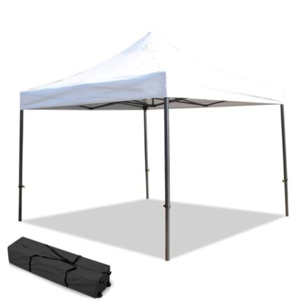 Tonnelle pliante 3 x 3 professionnelle, tente/chapiteau pour marchés, foires... Blanc