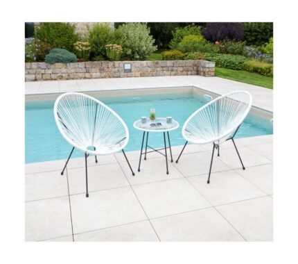 CARACAS - Salon détente - 2 places - Blanc