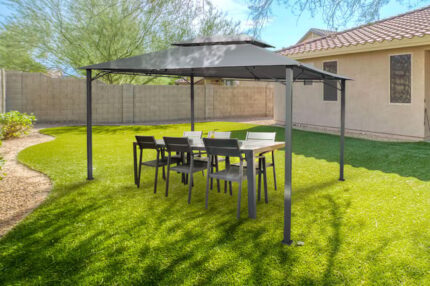 Tonnelle de jardin SAO 4x3 m Gris clair