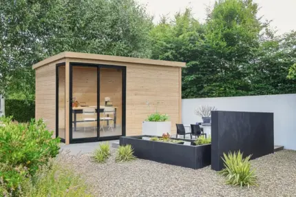 Abri de jardin bois SOLID Ep.28 mm, 12.25 m²