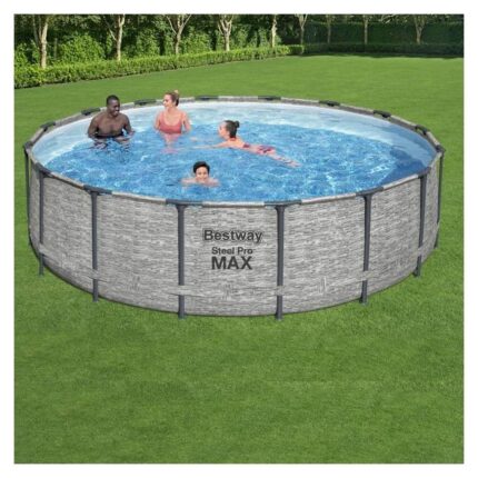 Piscine tubulaire Bestway 4,88m x 1,22m filtre cartouche
