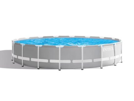 Piscine tubulaire INTEX Prism Frame ronde Diam. 5,49 x H. 1,22m