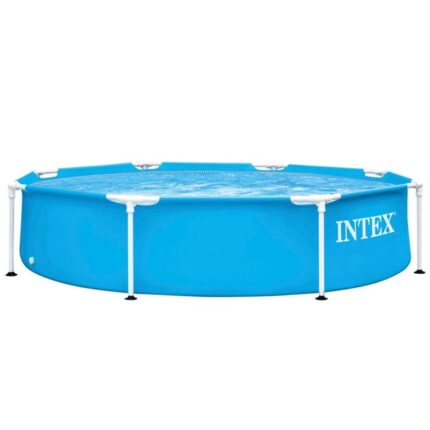INTEX - PISCINETTE METAL FRAME RONDE TUBULAIRE O2,44 x h0,51m