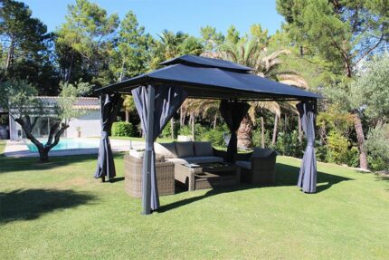 INDRA - TONNELLE AUTOPORTANTE EN ALUMINIUM/ACIER 3X4M