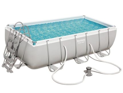 Kit piscine tubulaire Bestway POWER STEEL FRAME POOL rectangulaire 404 x 201 x 100cm