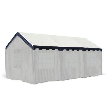 Toit de tente de réception - 3 x 6 - Blanc