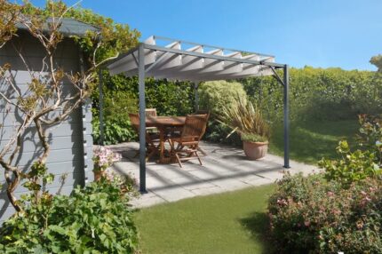 Pergola bioclimatique BAHIA 3x3m Toile Beige
